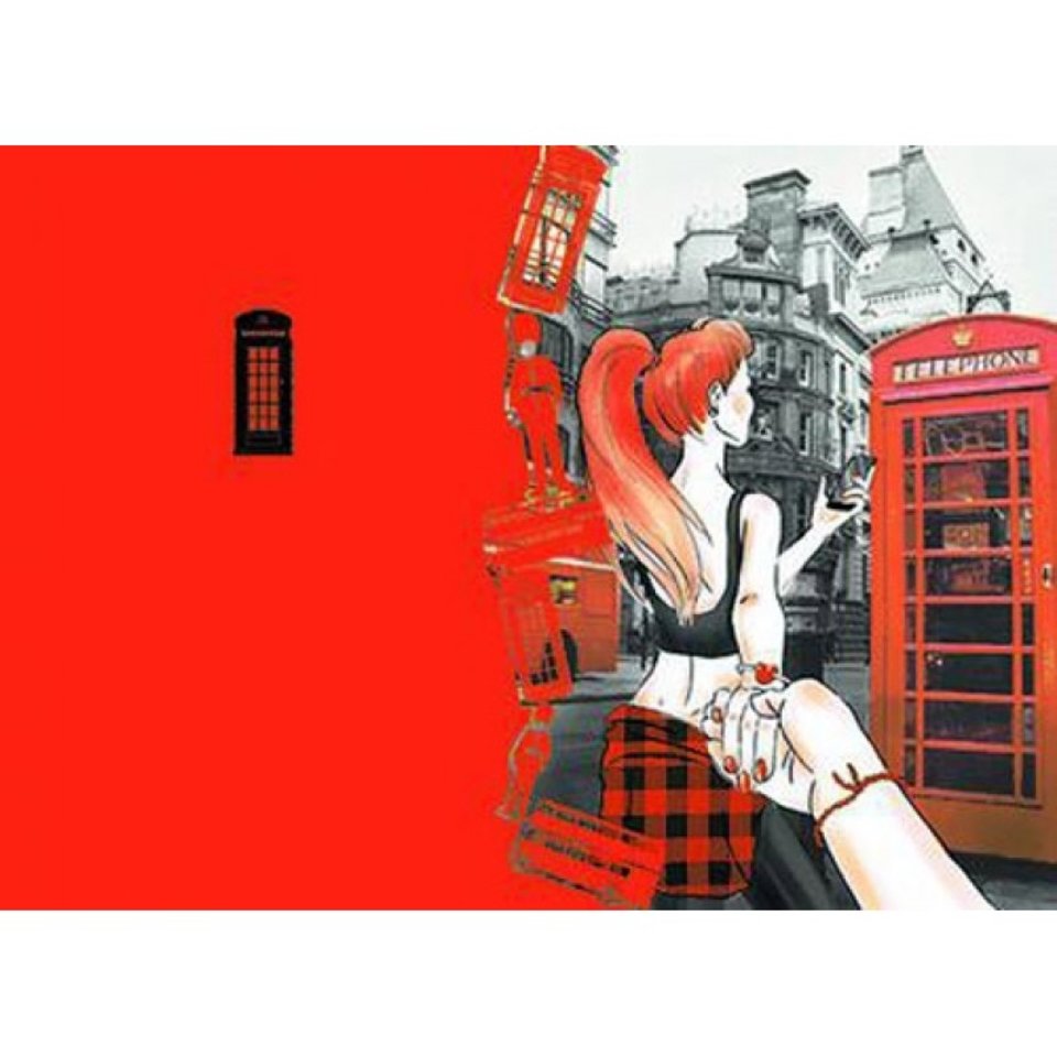 обложка для паспорта Art Print London ПВХ ОП-5382