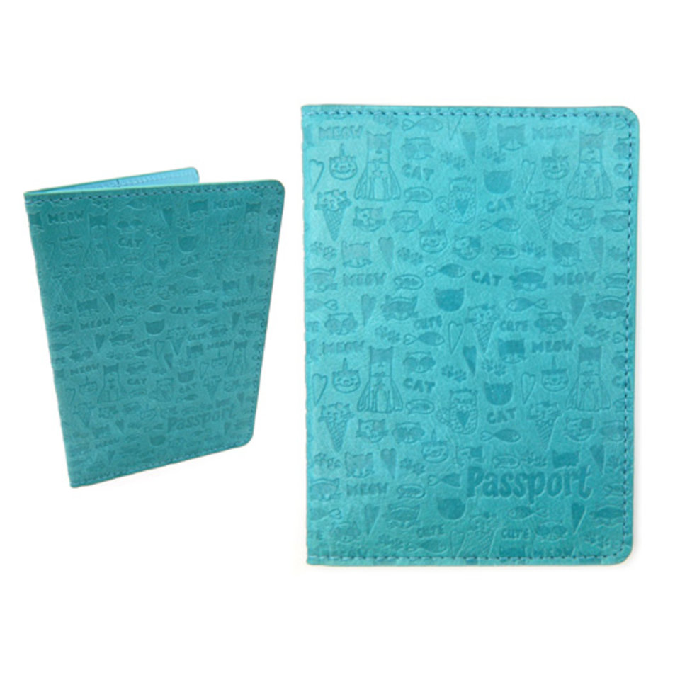 обложка для паспорта Passport изумрудный CB-392
