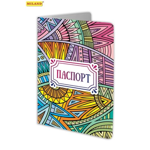 обложка для паспорта Абстракция ПВХ ОП-5352