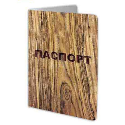 обложка для паспорта Классический Дуб ПВХ ОП-5367