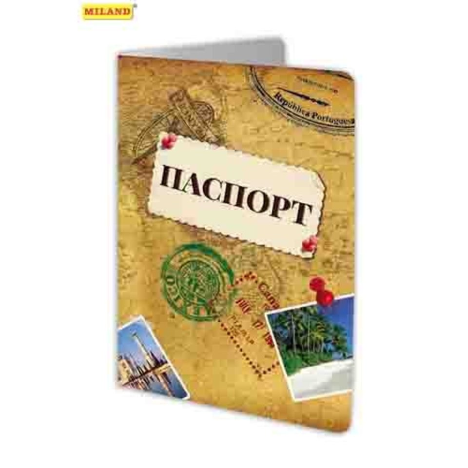 обложка для паспорта Письма из Путешествий ПВХ ОП-5370