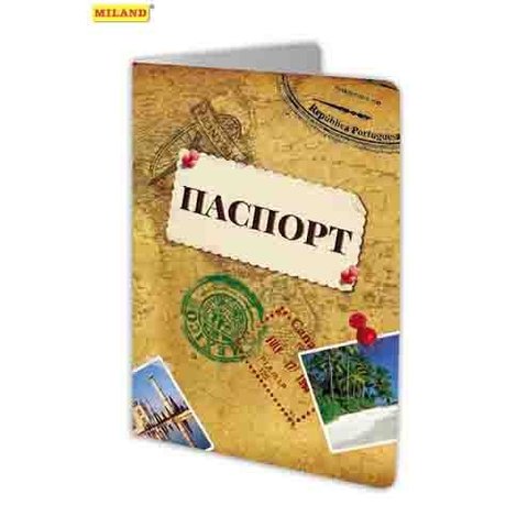 обложка для паспорта Письма из Путешествий ПВХ ОП-5370