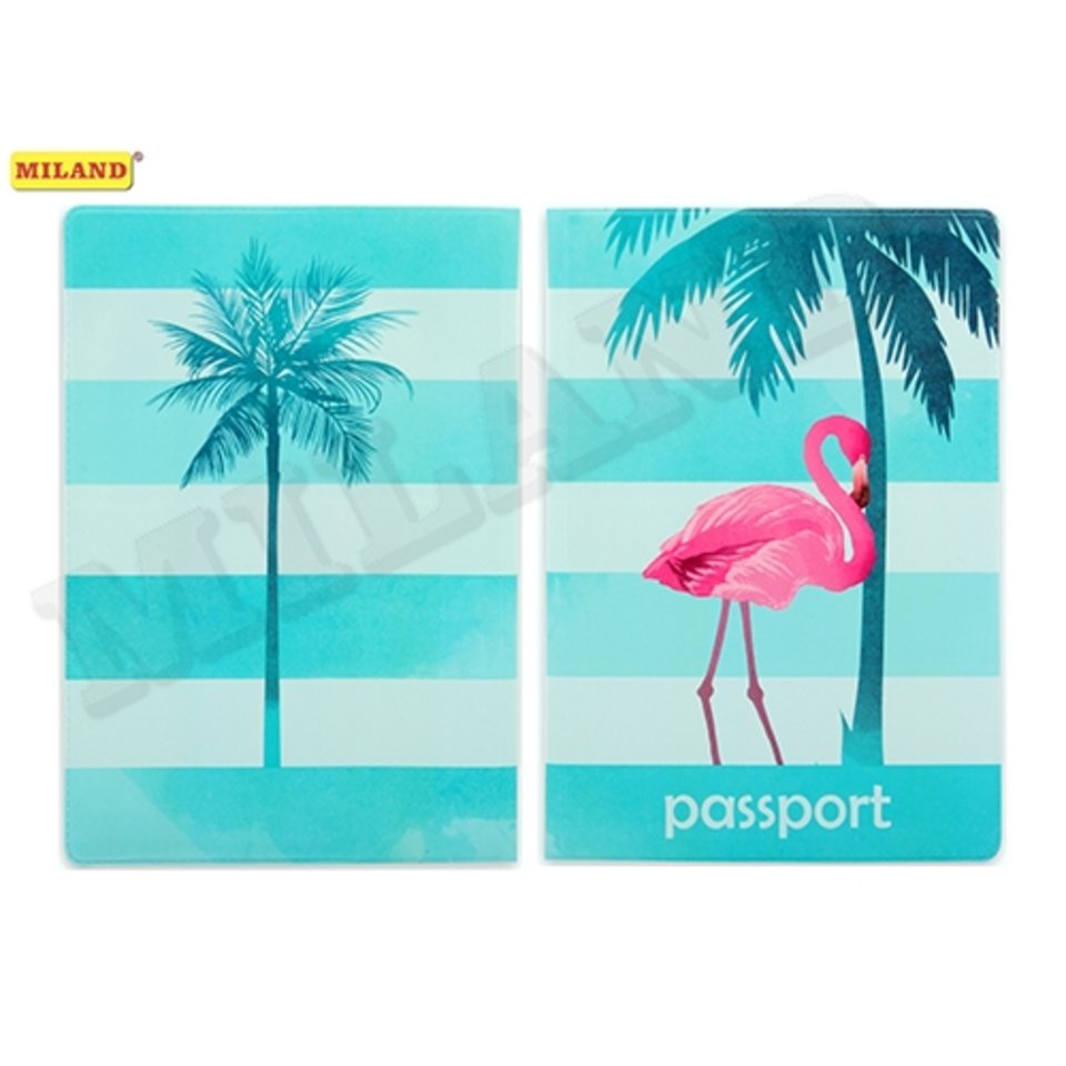 обложка для паспорта Фламинго ПВХ ОП-2329