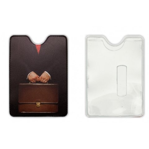 обложка для пропуска Деловая ПВХ ОП-5400