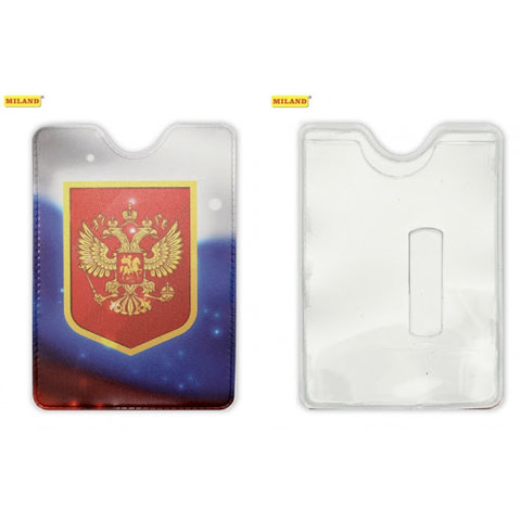 обложка для пропуска Российская ПВХ ОП-5398