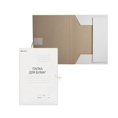 папка на завязках А4 ДЕЛО картон 280г/м2 122292/158537