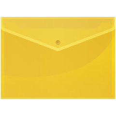 папка-конверт на кнопке А4 OfficeSpace 150мкм/Fmk12-2/220894 желтая
