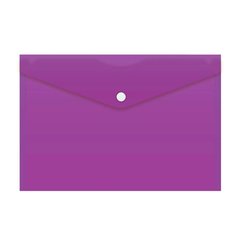 конверт на кнопке А5 0.18мм непрозрачный фиолетовый рк804а5/816658