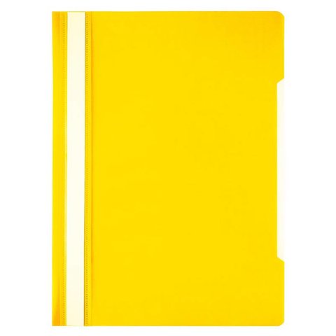 папка-скоросшиватель А4 пластик 120мкм 998176 желтая