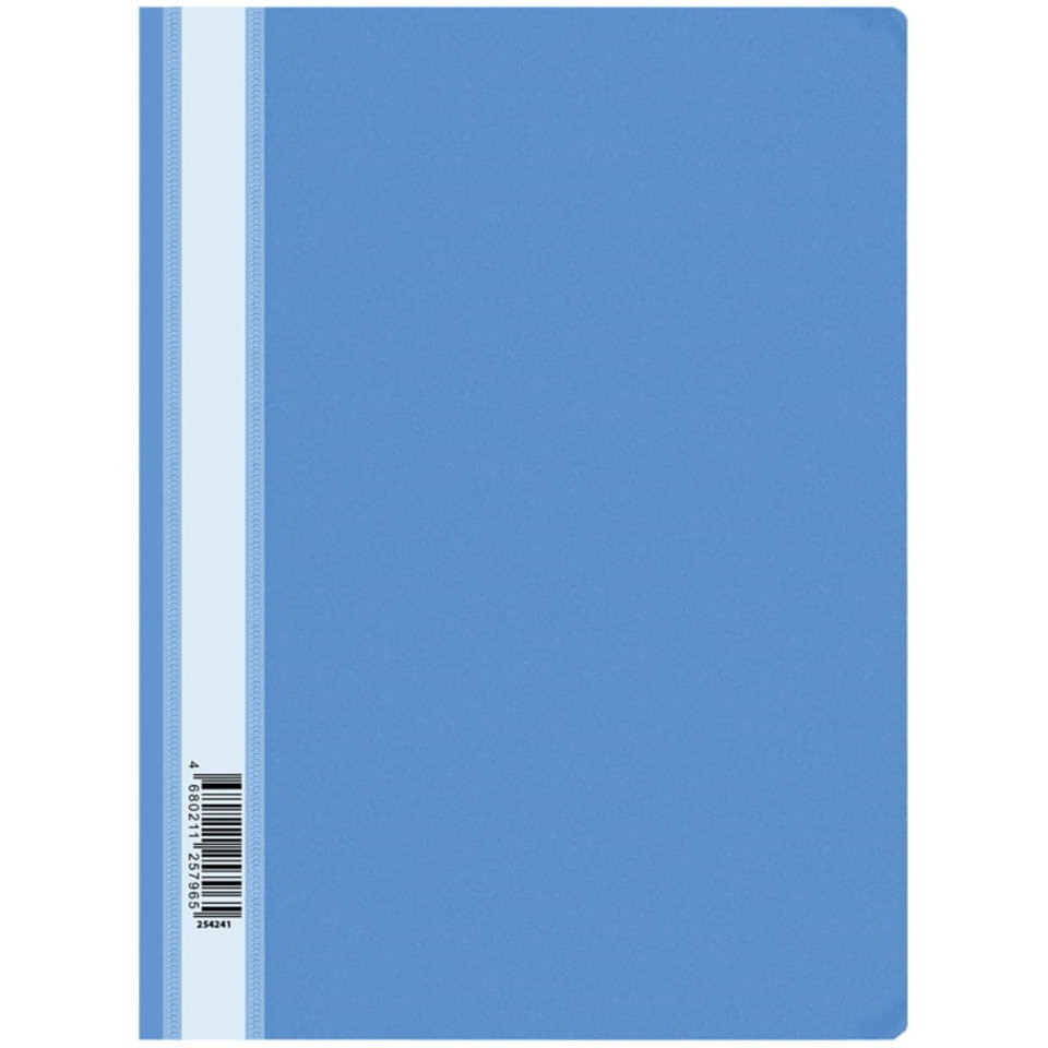 папка-скоросшиватель А4 пластик 120мкм Fms16-8 254241 голубая