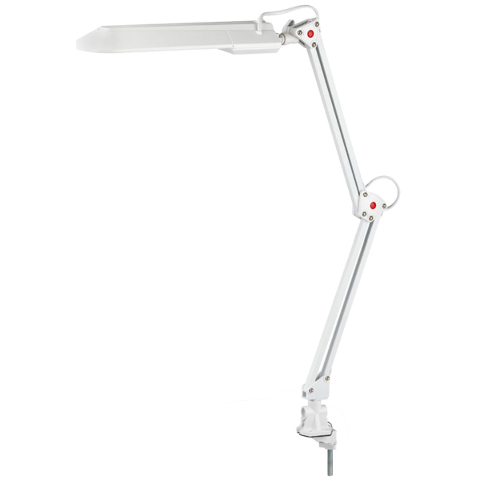 светильник ЭРА NL-201 G23-11W-W на струбцине белый