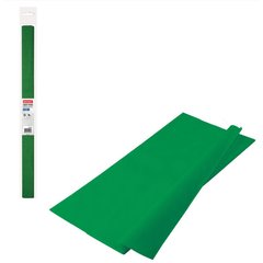 цветная бумага креповая 50х250см зеленый 126537/43985