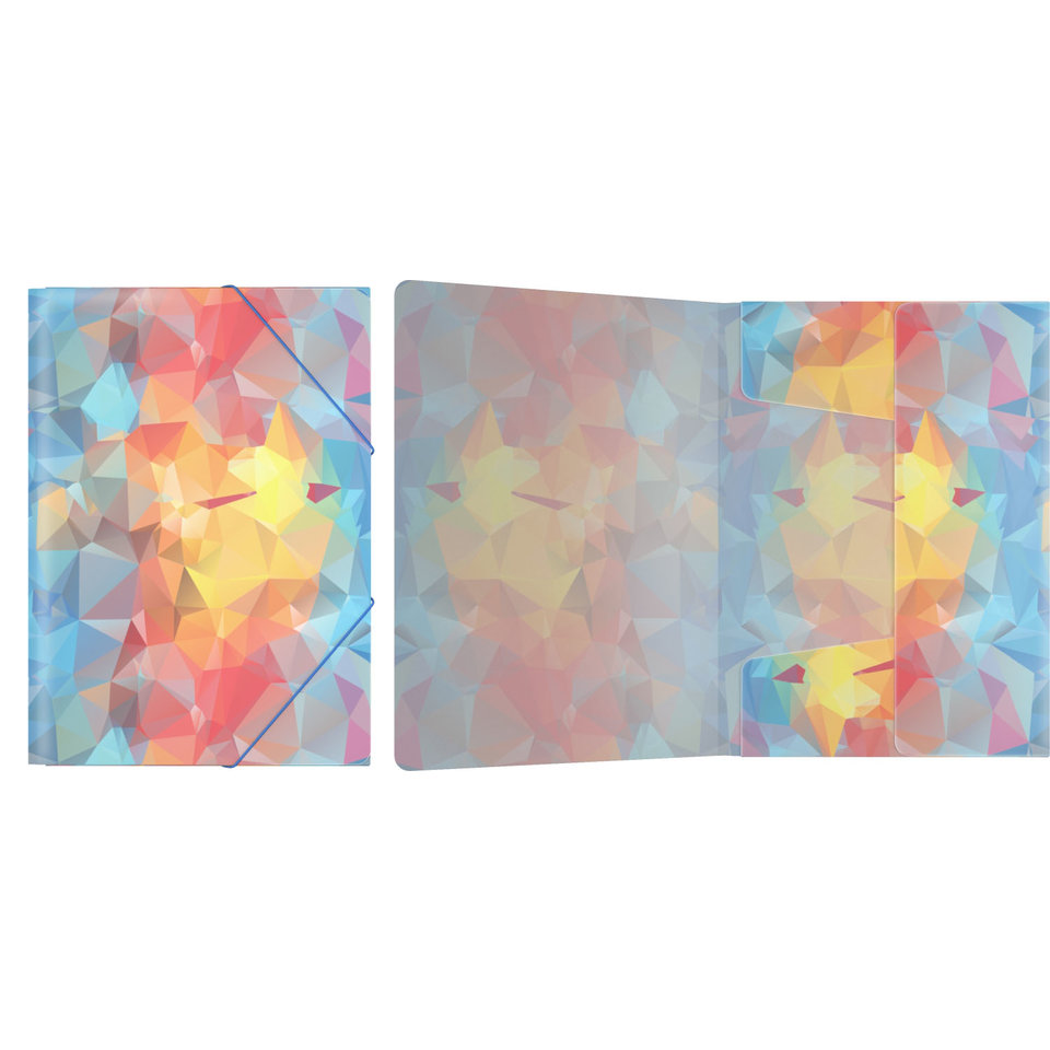 папка на резинке А4 пластик Dynamique ErKrause /45378