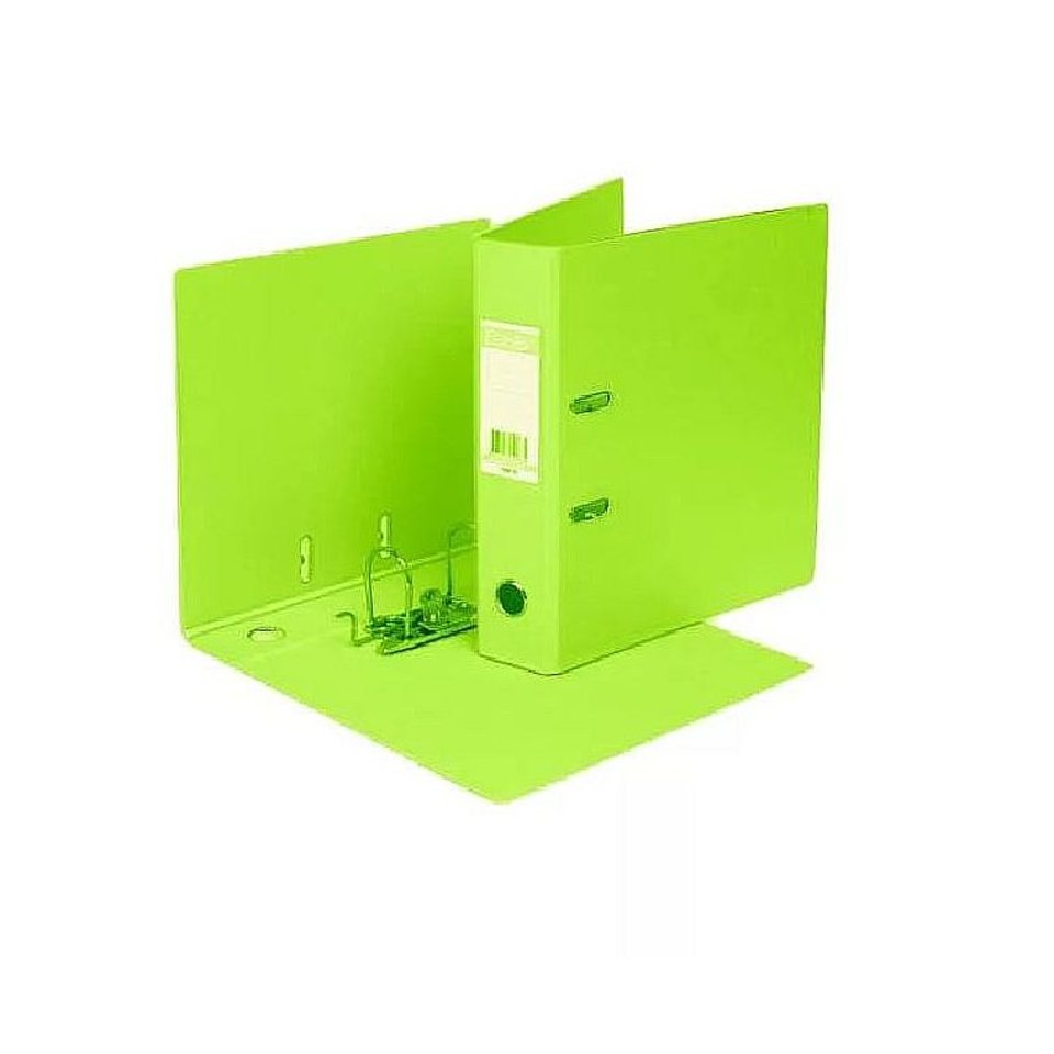 папка-регистратор А4 2к 8см Attache бумвинил собраная без окантовки лайм 834311