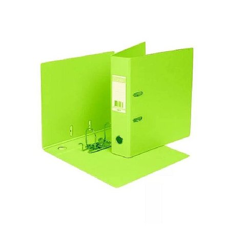 папка-регистратор А4 2к 8см Attache бумвинил собраная без окантовки лайм 834311