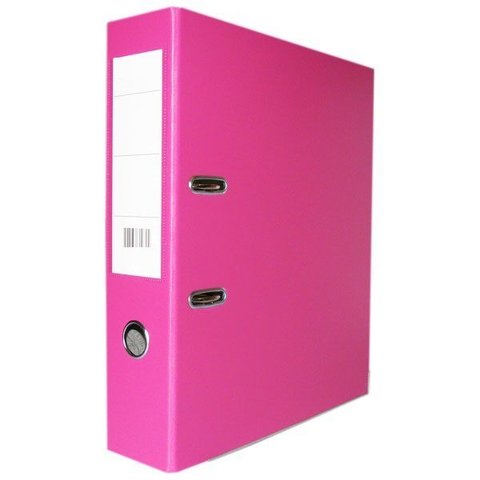 папка-регистратор А4 2к 8см Attache бумвинил собраная без окантовки фуксия 834310