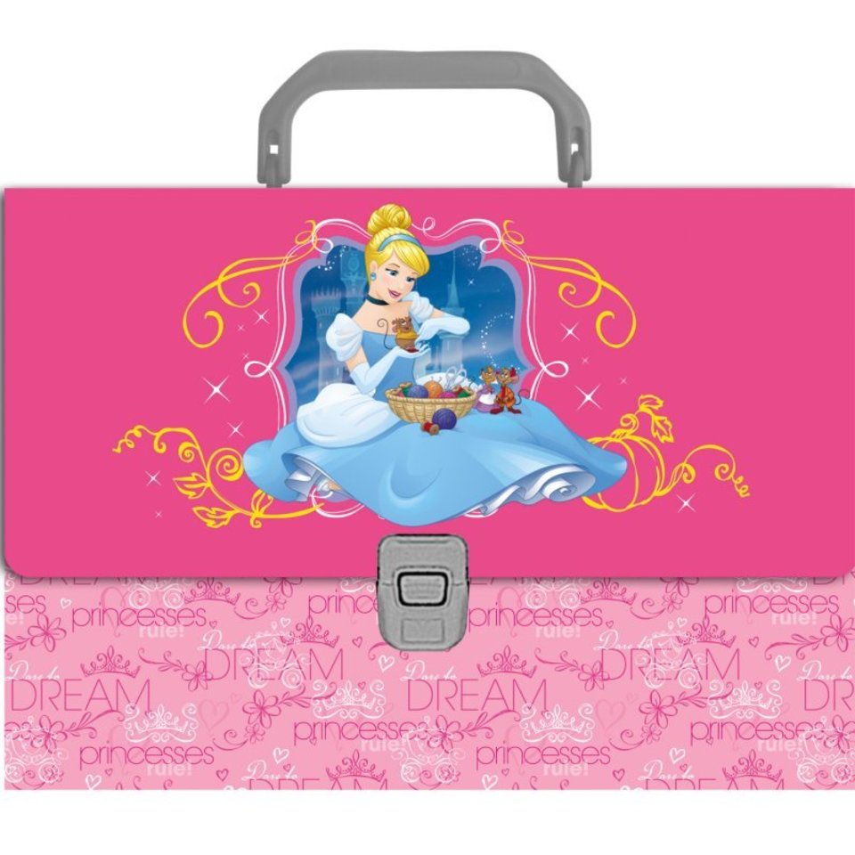 портфель пластиковый с рисунком "Принцессы" 43299