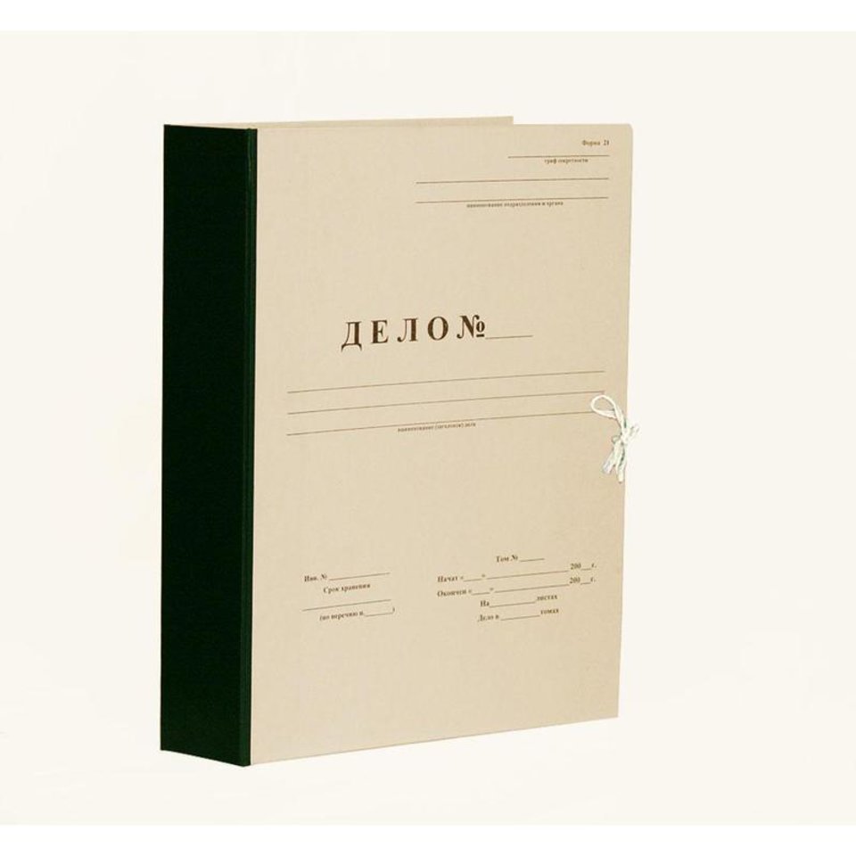 скоросшиватель А4 ДЕЛО архивный плотный картон 0,6 440г/м2