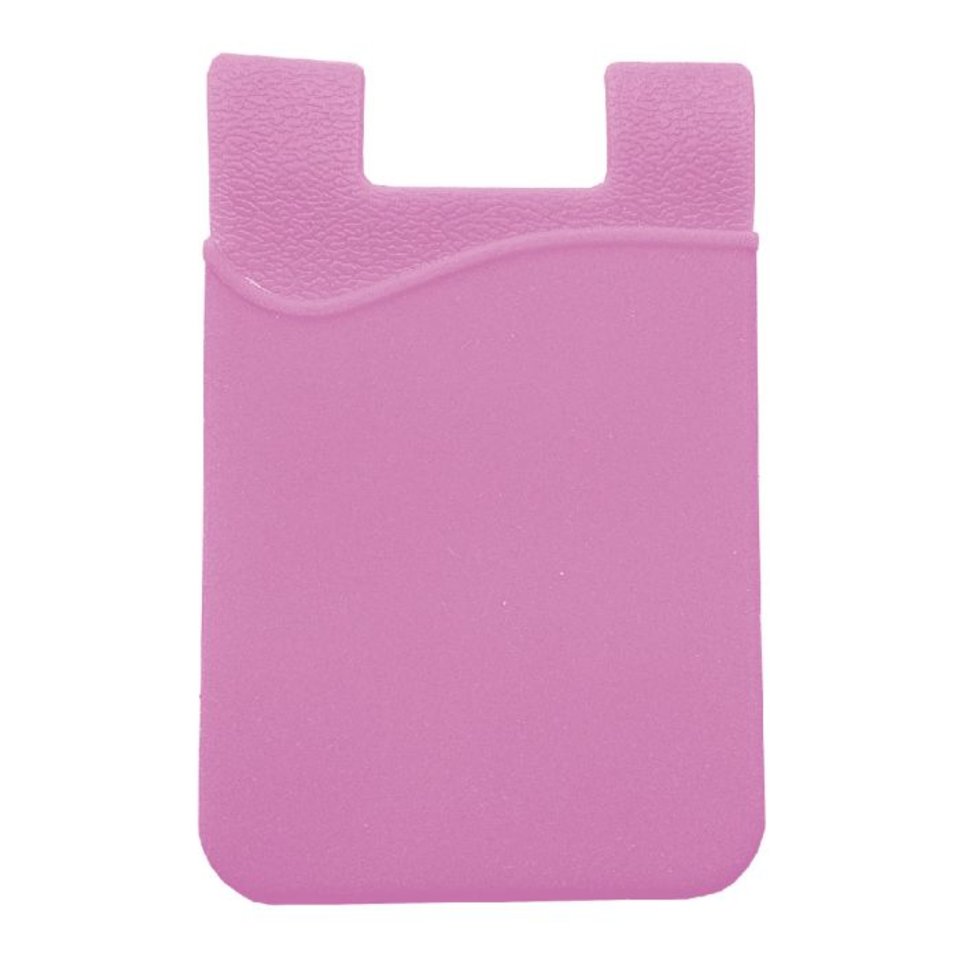 футляр для карточек Розовый с креплением силикон 79926 (ФП)