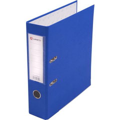 папка-регистратор А4 2к 8см Lamark 600 с окантовкой синяя