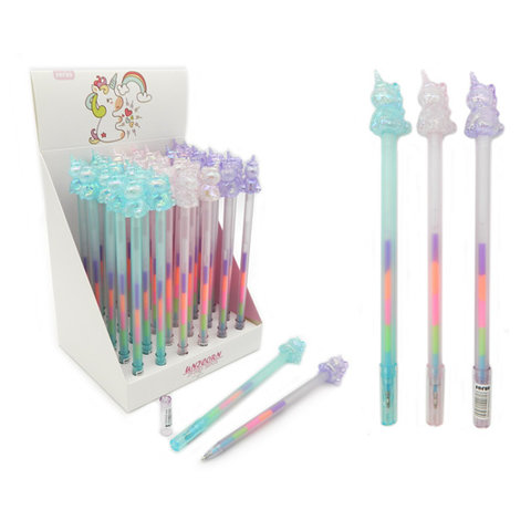 ручка Единорог с разноцветными чернилами 3 вида в ассортименте CC-73