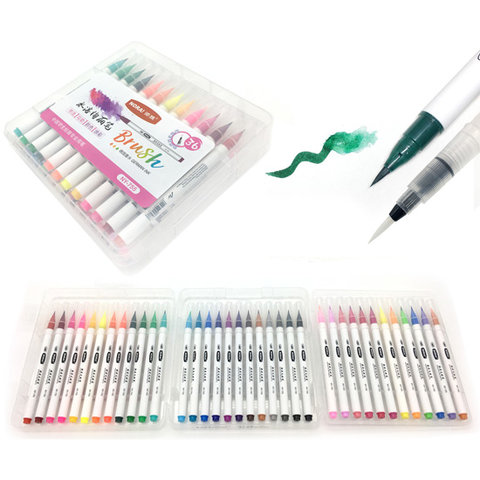 скетч маркеры набор 36 цветов Акварельные Кисть блистерная упаковка