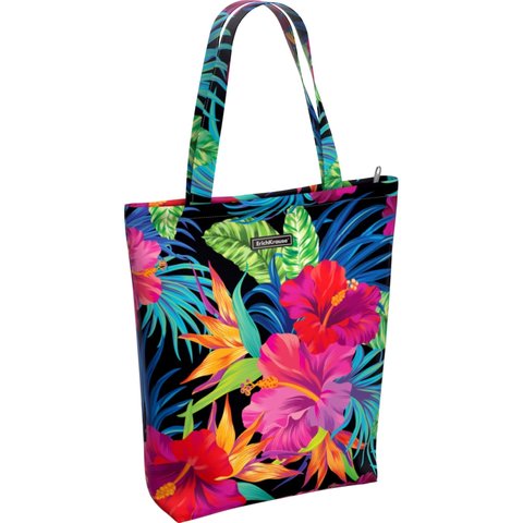 сумка текстильная Flowers на молнии 40х31см 46311