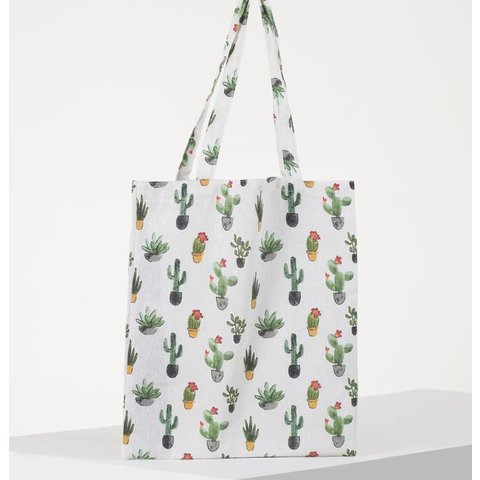 сумка текстильная Кактусы 37х38см 4608468