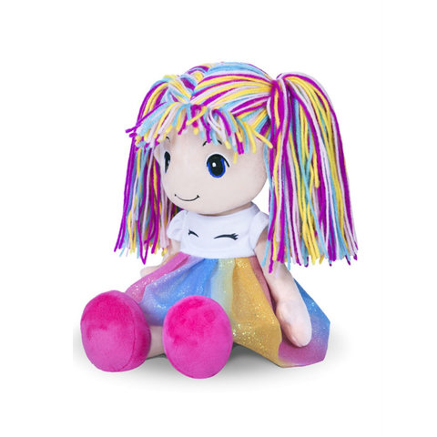 мягкая игрушка Кукла Стильняшка радуга 40см MT-HH-R06191
