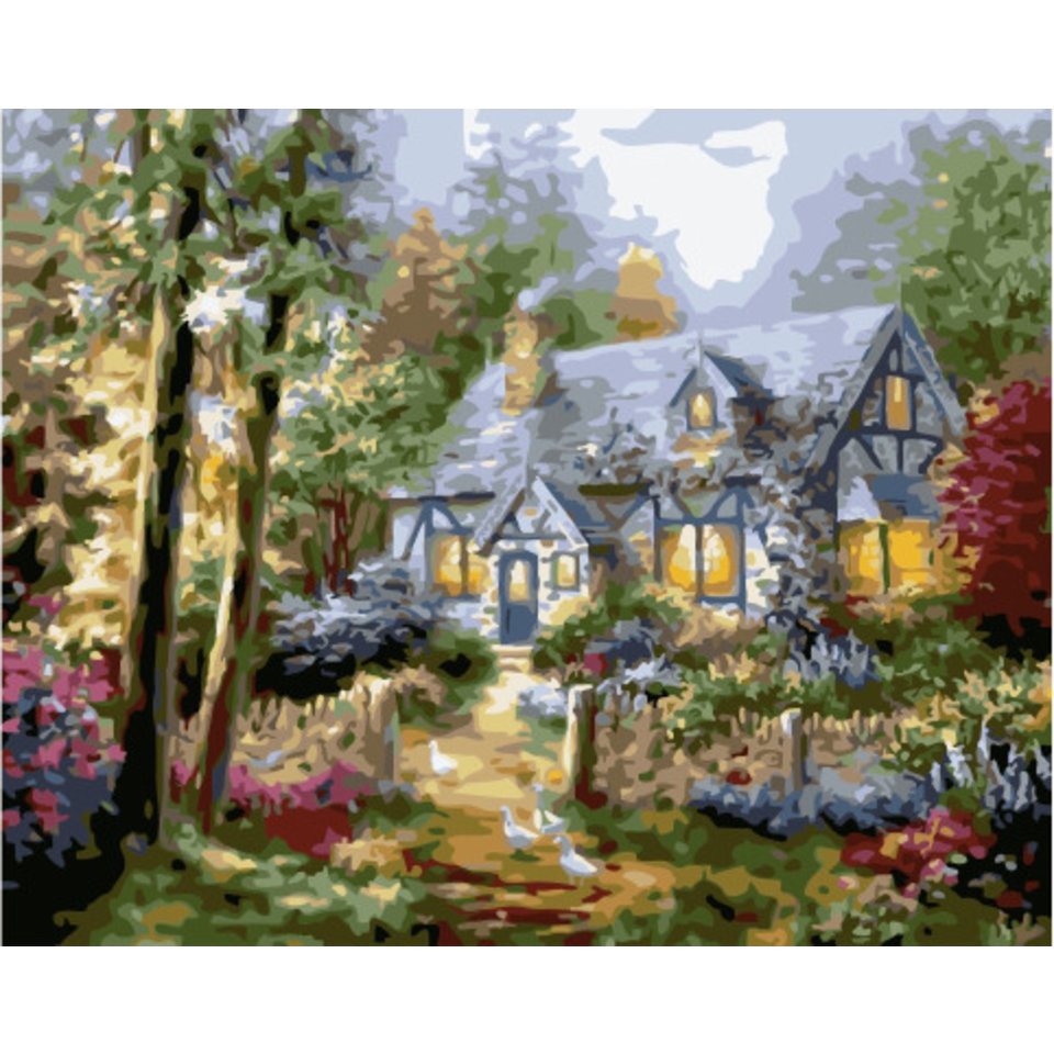 картина по номерам Вдали от дома 40х50см GX32206