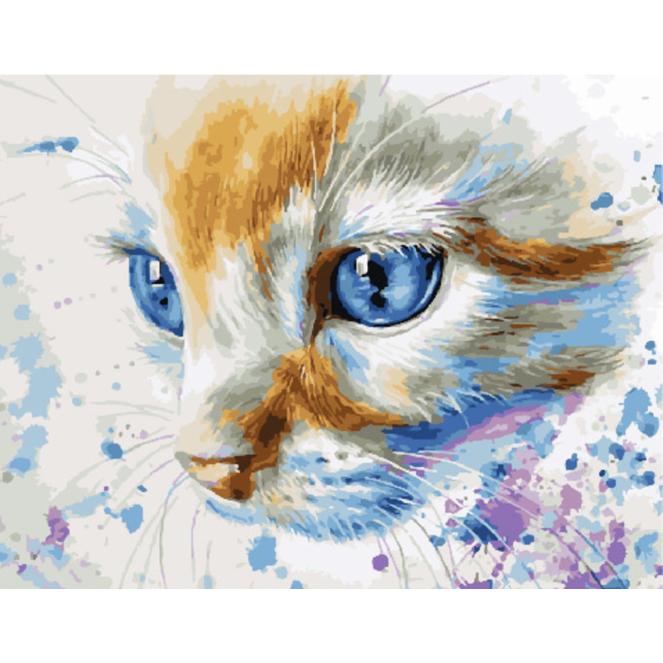 картина по номерам Магия взгляда 40х50см GX29839