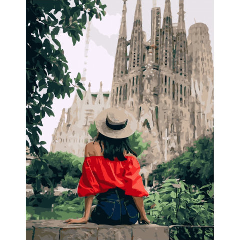 картина по номерам Прогулка по Испании 40х50см PK51011