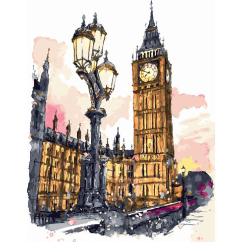 картина по номерам Символ Лондона 40х50см PK41041