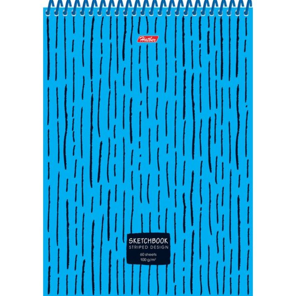 скетчбук А5 80 листов пластик Simpl design на спирали 17230 (049510)