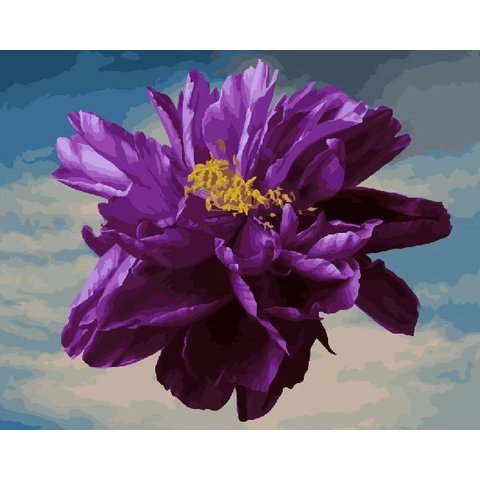 картина по номерам 40х50см RDG-2848 “Фиолетовый цветок”