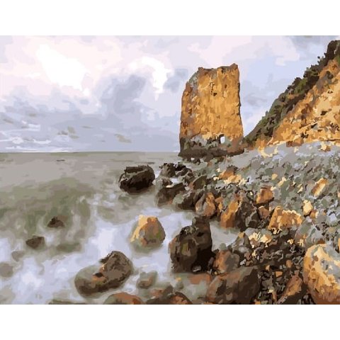 картина по номерам 40х50см RDG-3044 “Плоская скала”