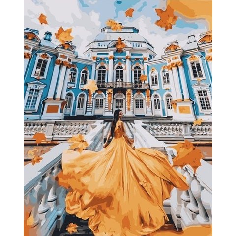 картина по номерам 40х50см VA-1620 “Питер в золоте”
