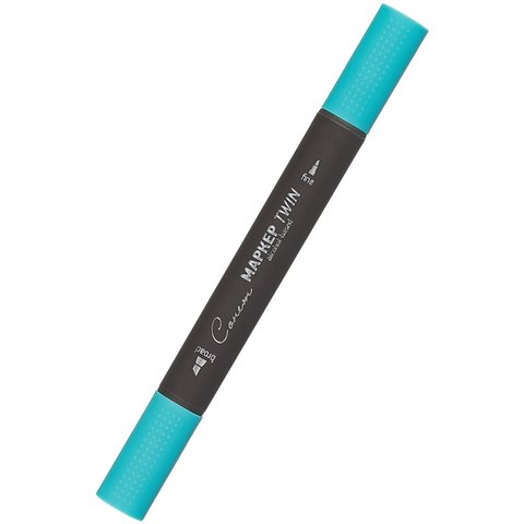 маркер спиртовой Сонет TWIN 1-6мм Зелено-синий 164125-61