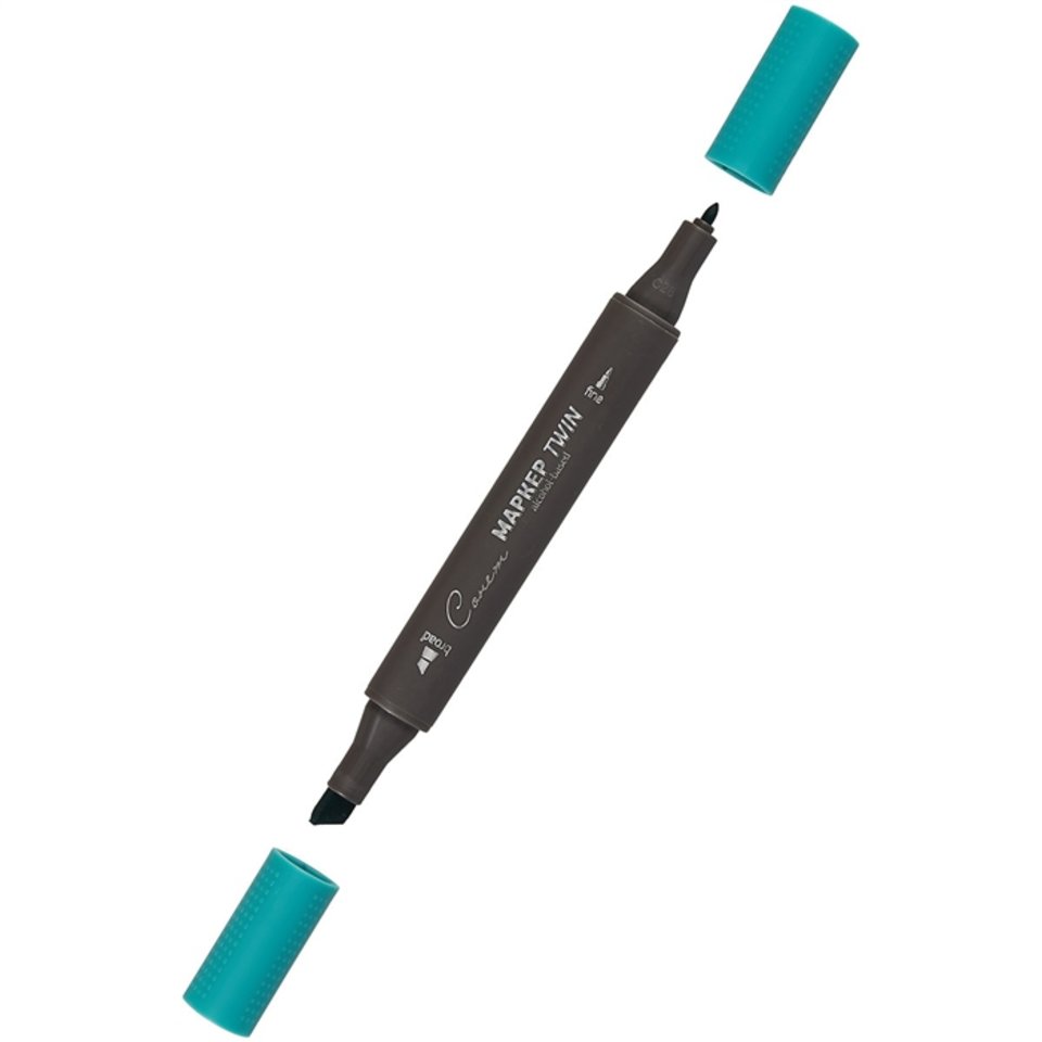 маркер спиртовой Сонет TWIN 1-6мм Сине-зеленый 164125-50