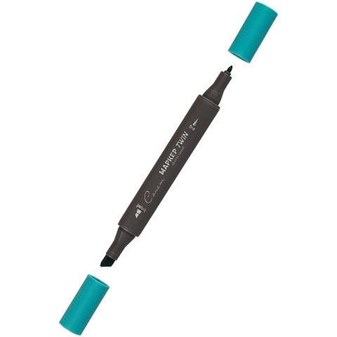 маркер спиртовой Сонет TWIN 1-6мм Сине-зеленый 164125-50