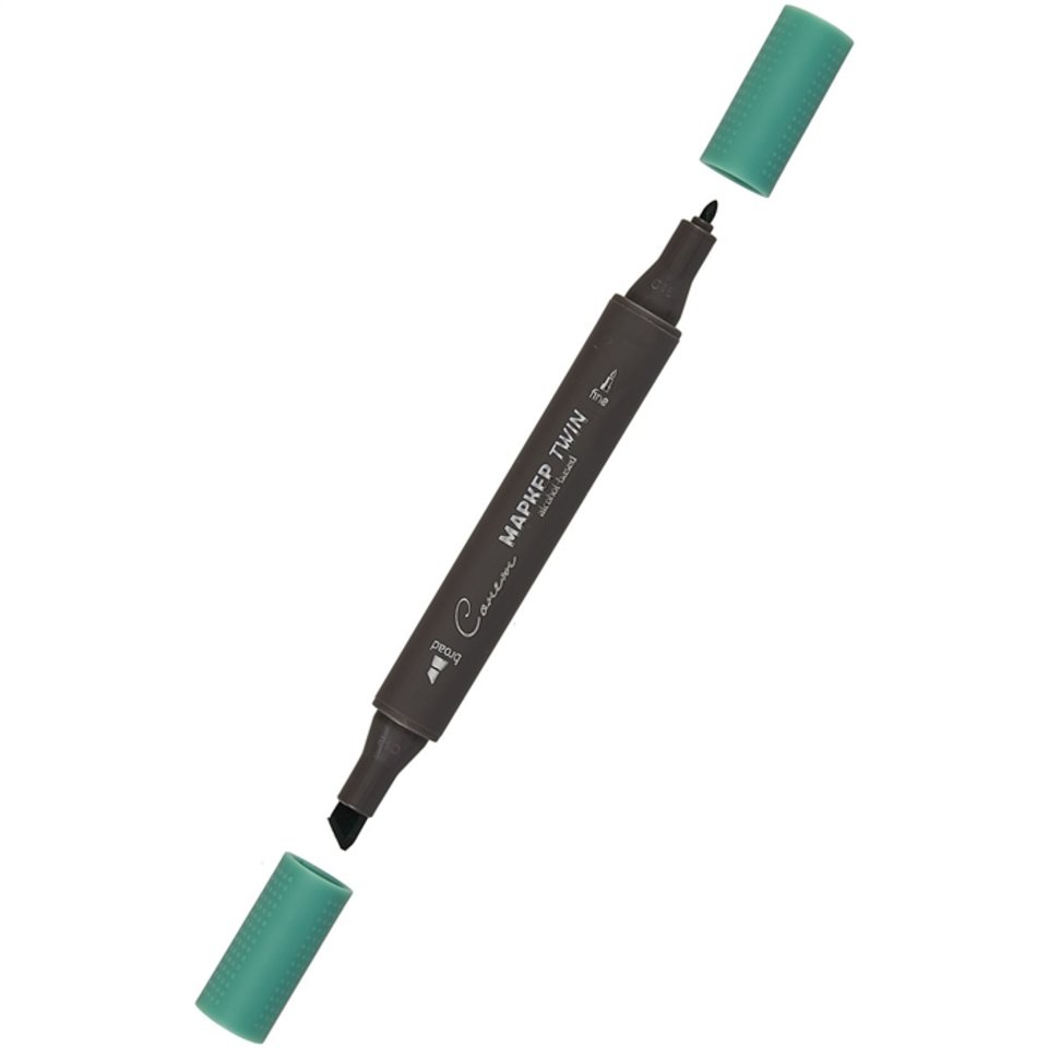 маркер спиртовой Сонет TWIN 1-6мм Темно-зеленый 164125-51