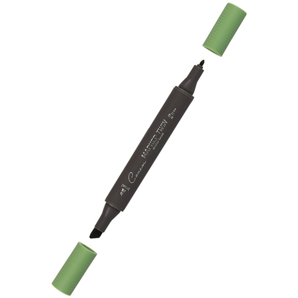 маркер спиртовой Сонет TWIN 1-6мм Оливково-зеленый темный 164125-43