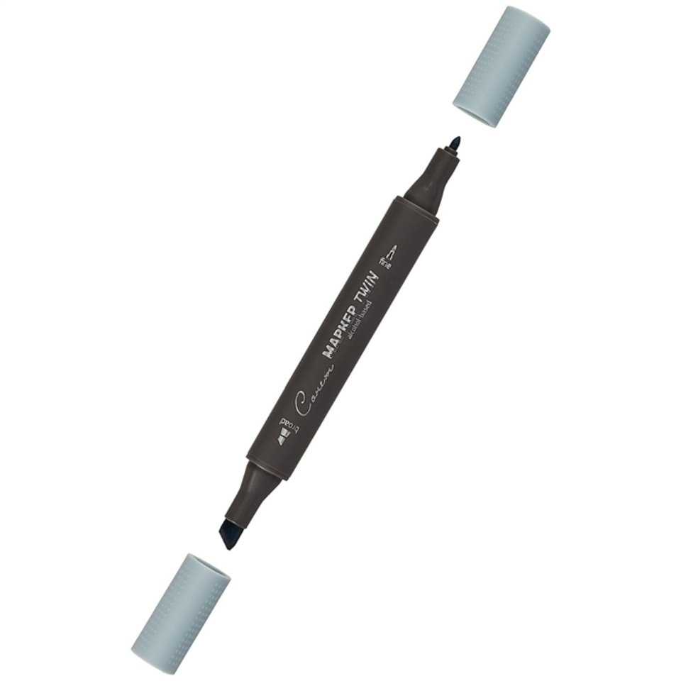 маркер спиртовой Сонет TWIN 1-6мм Сине-серый5 164125-BG5
