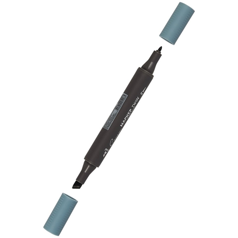 маркер спиртовой Сонет TWIN 1-6мм Сине-серый7 164125-BG7