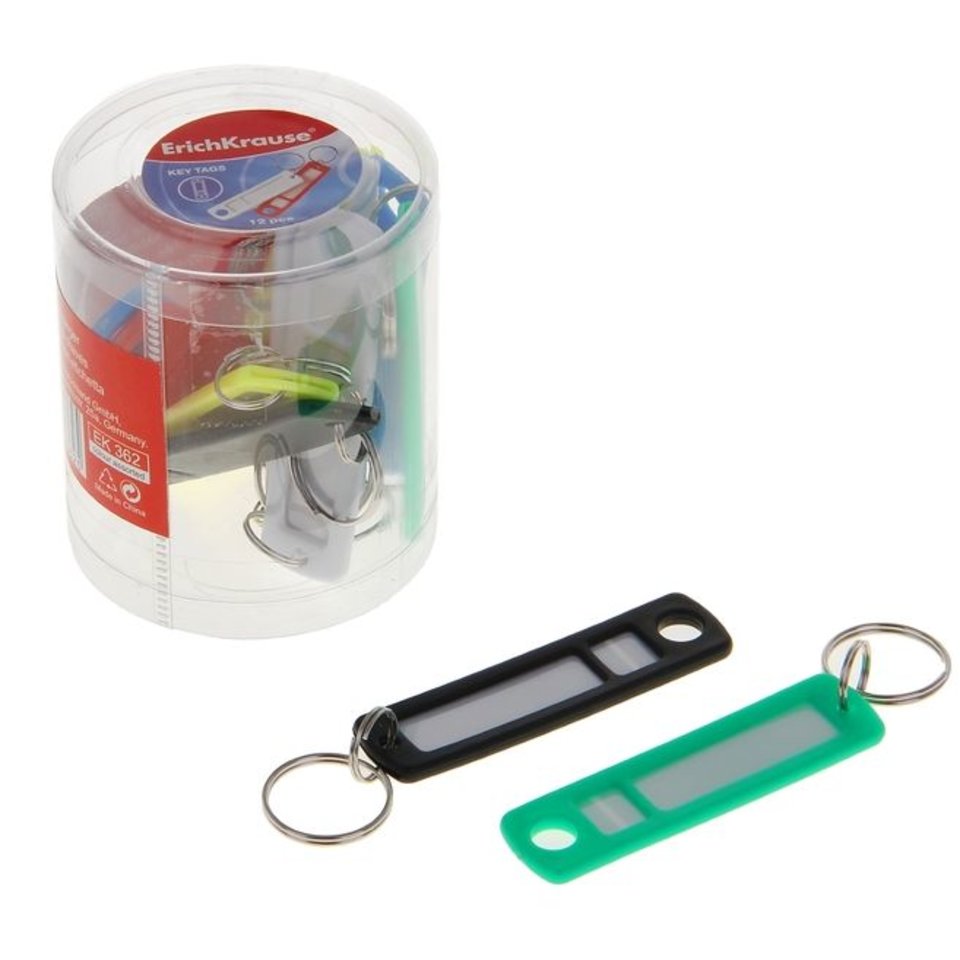 брелок для ключей с прозрачной вставкой узкий 362 EK 8500750