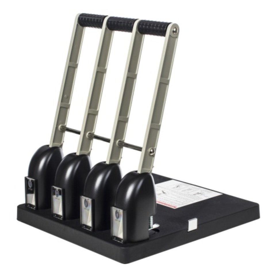 дырокол 150 листов KW-TRIO 954 супермощный 4 отверстия линейка /811665