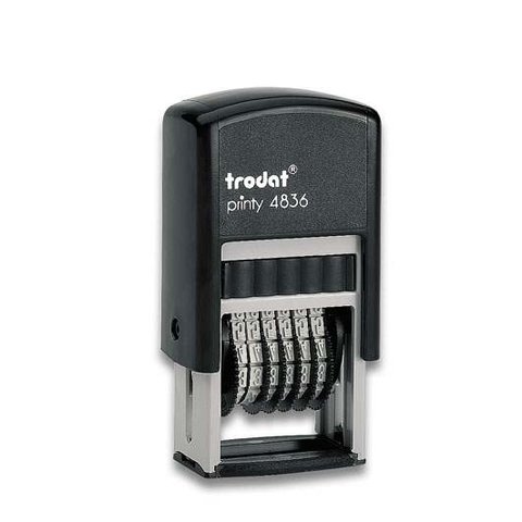 нумератор TRODAT 4836 мини автомат 3,8мм 6 разрядов /53199