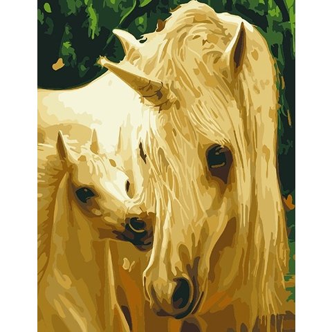 картина по номерам Единороги 40х50см GX7289