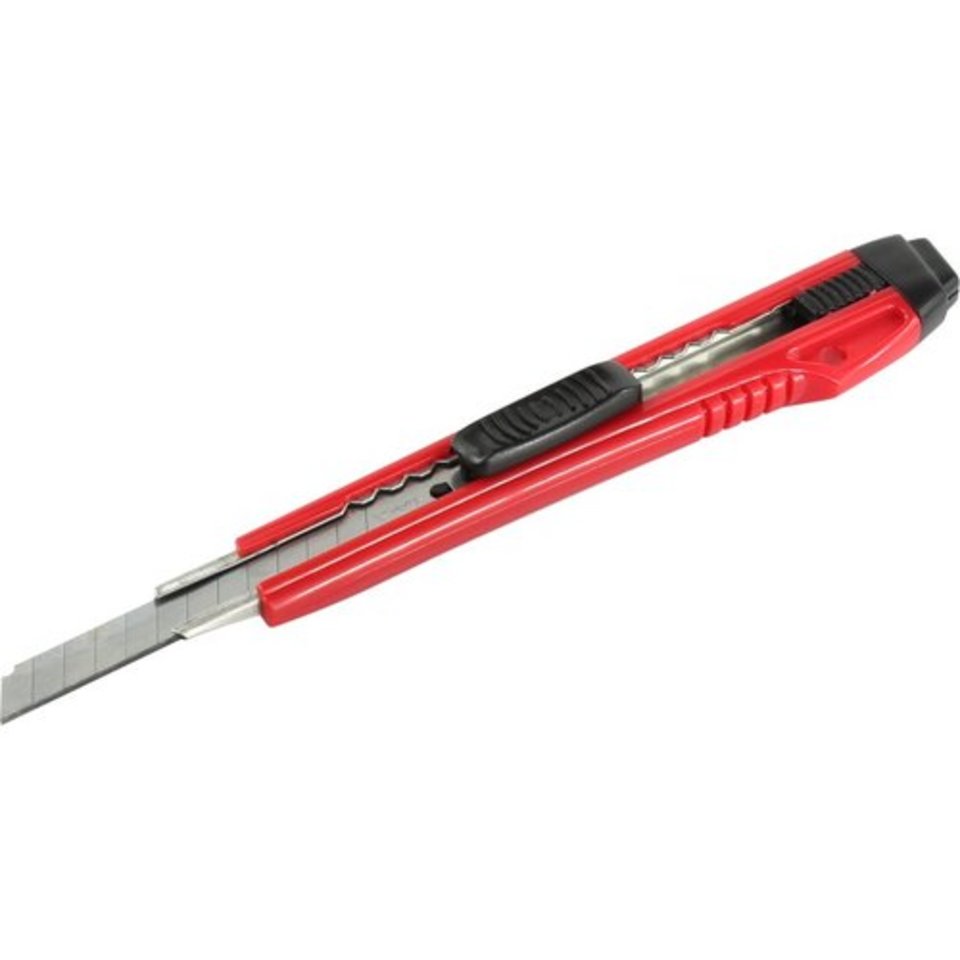 нож канцелярский малый 9мм металлические направляющие + 2 лезвия KW-TRIO 3563 /811955/4