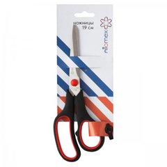 ножницы офисные 18см пластиковые ручки с резиновыми вставками Attomex Duo /4091821